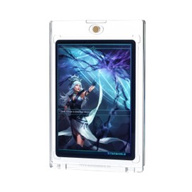TitanShield 35PT One Click Magnetic Trading Card Holder (Pack of 25) compatible with Pokémon cards
