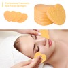 50-Count Facial Sponges Compressed Natural Cellulose Sponge Spunspon Heart Shape