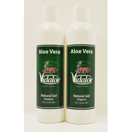 Vidaloe Natural Gel (Organic) 98% 250ml Cold Pressed Fuerteventura x 2