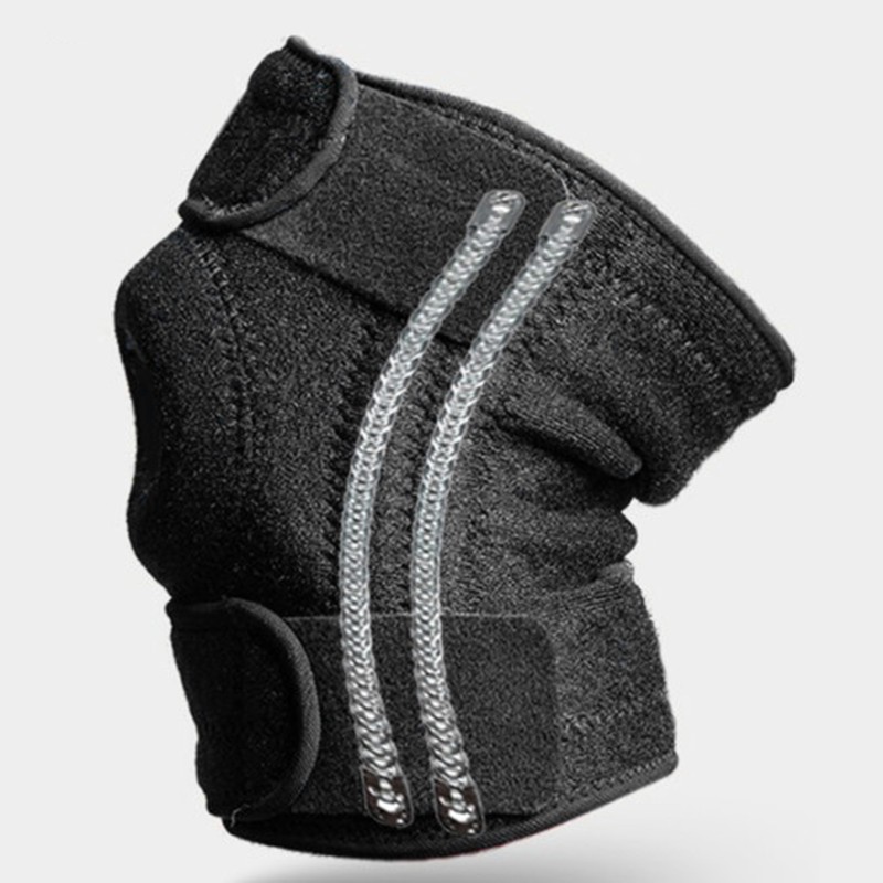 Meniscus Protective Knee Pad Black Free Size Anti Slip Adjustable