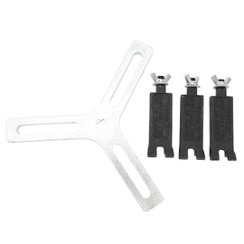 Fuel Tank Cap Wrench 3 Claw 23 To 190mm Adjustable Lock Ring Spanner for Vehicle