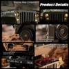 Authticar RC Crawler, 1:14 Scale Military Willys Jeep, Yellow