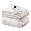 Bedsure Electric Blanket Twin - Soft Flannel Heated Blanket, Heating