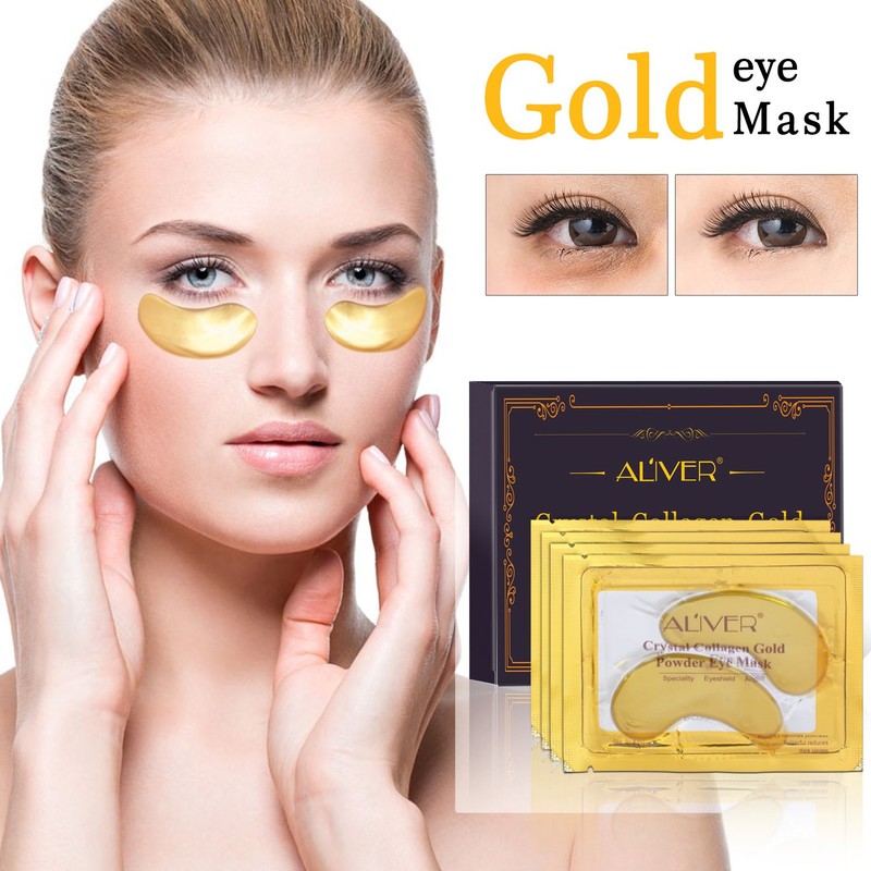 10 Pairs Gold Eye Mask, Under Eye Mask, Anti-Ageing Eye