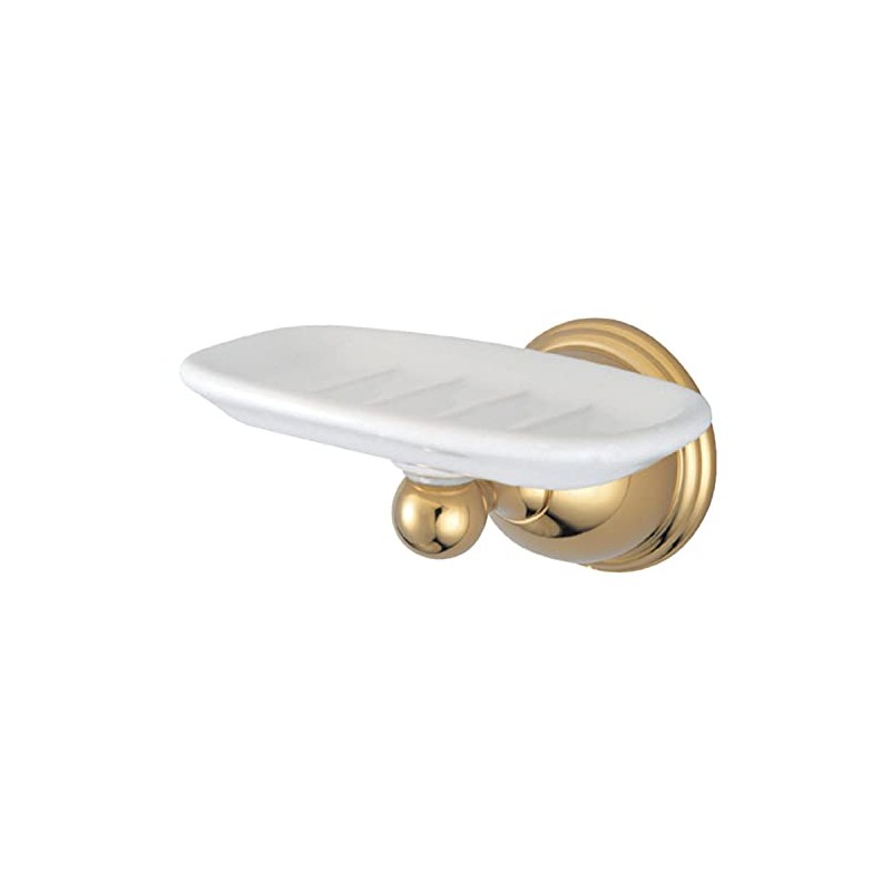 Kingston Brass BA3965PB Restoration Soap Dish, Polished Brass