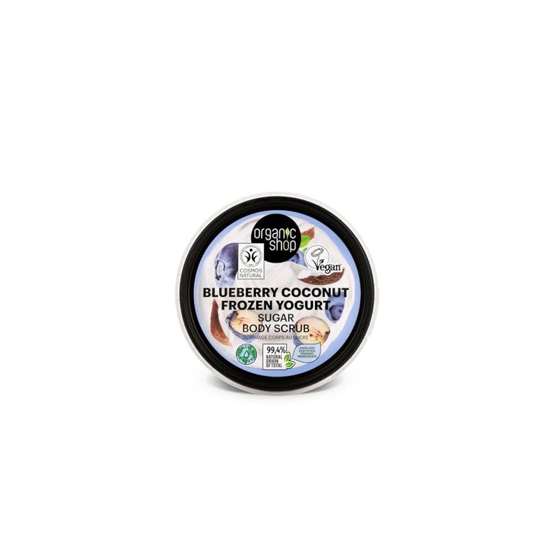 Organic Shop Organic Shop 250ml Body Scrub FrozenYogurt Blueberry &