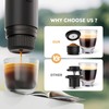 RECAFIMIL Portable 2-in-1 Coffee Maker, Portable 20 Bar Espresso Machine