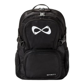 PETITE CLASSIC CHEER BACKPACK - BAG COLOR: BLACK, LOGO COLOR: WHITE