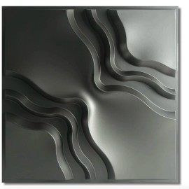 Yapears Quick-Install 3D PVC Wall Panels for Home Décor Ships From US Warehouse Delivered in 3 Dayscolor: Slate, size: 50x50cm