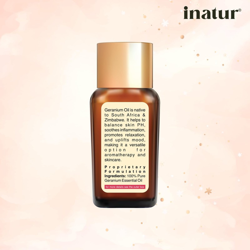 Inatur Geranium Essential Oil 12ml
