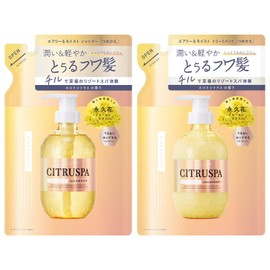 Citrus Spa Airy & Moist Shampoo & Conditioner Refill Set