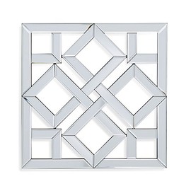Bassett Mirror M3782EC Vida Wall Mirror, Clear