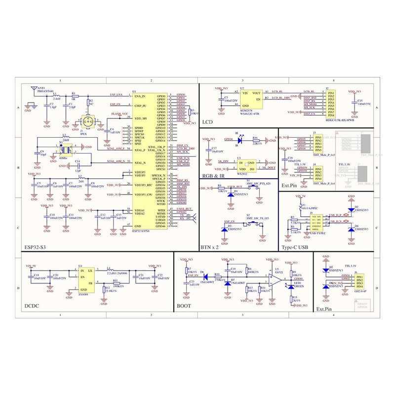 Aswalling ATOMS3 Lite ESP32S3 Development Kit IoT, AI Integration, Wireless