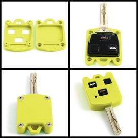 STAUBER Key Shell Replacement for Lexus/NO Locksmith Required Using Your Old Key and chip! - Yellow