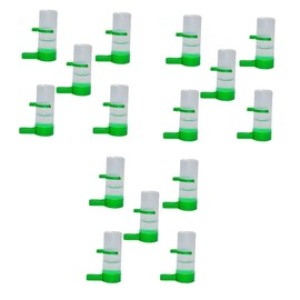 minkissy 3 Juegos De Comederos Y Bebederos para Pájaros Rociadores De Agua Automáticos Máquina De Bebida para Pájaros Vaso De Plástico No para Loros 5 Piezas X 3