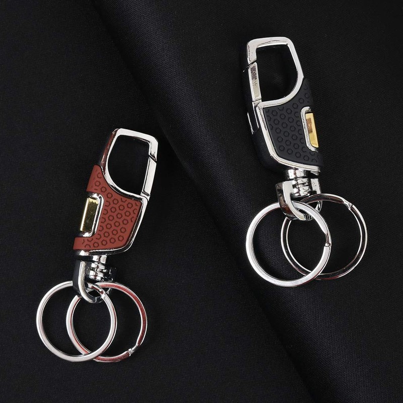 homEdge Heavy Duty Key Chain, 2 Pack Car Key Chains