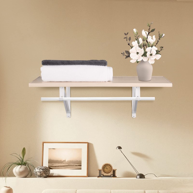 HOME MASTER HARDWARE Heavy Duty Closet Shelf Rod Brackets Supports