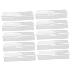 DOITOOL Holder Storage Box Lids Plastic Waste Box for Organizer Bins for Shaving