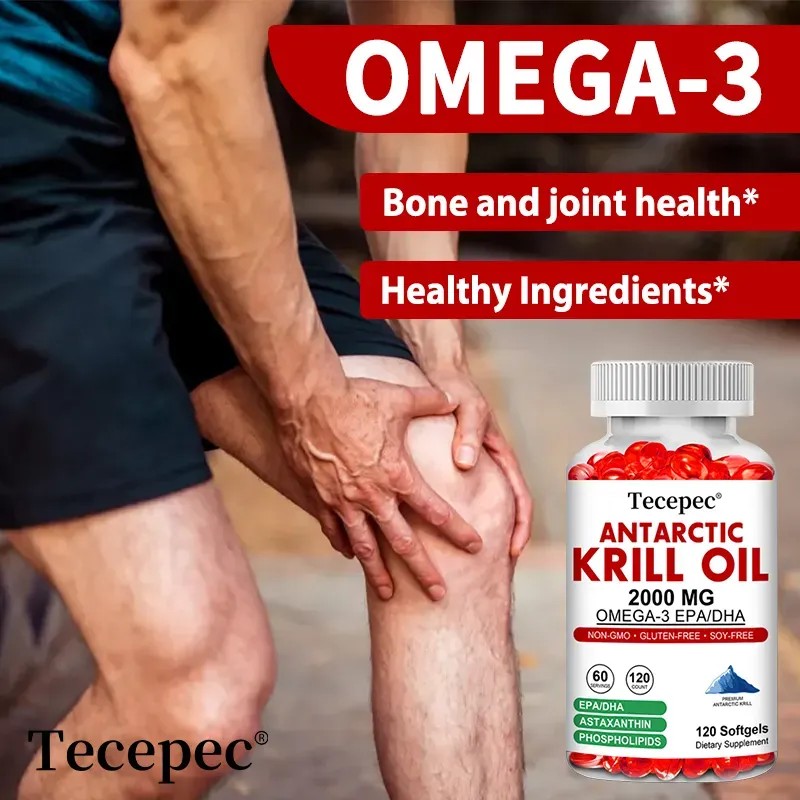Suplemento Aceite Krill Antártico Tecepec 120 Cápsulas