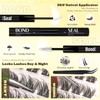 Lash Clusters Kit Natural Eyelash Clusters Kit with Cotton Band
