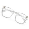 MACJERO Oversized Square Blue Light Blocking Glasses for Women Men,