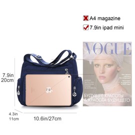 Gladdon Crossbody Bags for Women Casual Handbags & Shoulder Bags Nylon Tote Bag Lightweight Waterproof Messenger Bag Anti Theft Bag