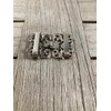 Attractive, antique silver, medium-sized traditional costume, dirndl, apron clasp, 50