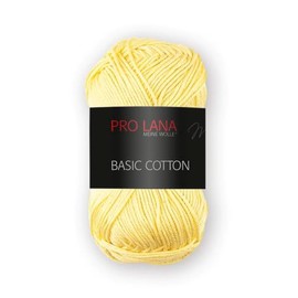 Pro Lana Basic Cotton Approx. 125 m 50 g (0021 - Pastel Yellow)