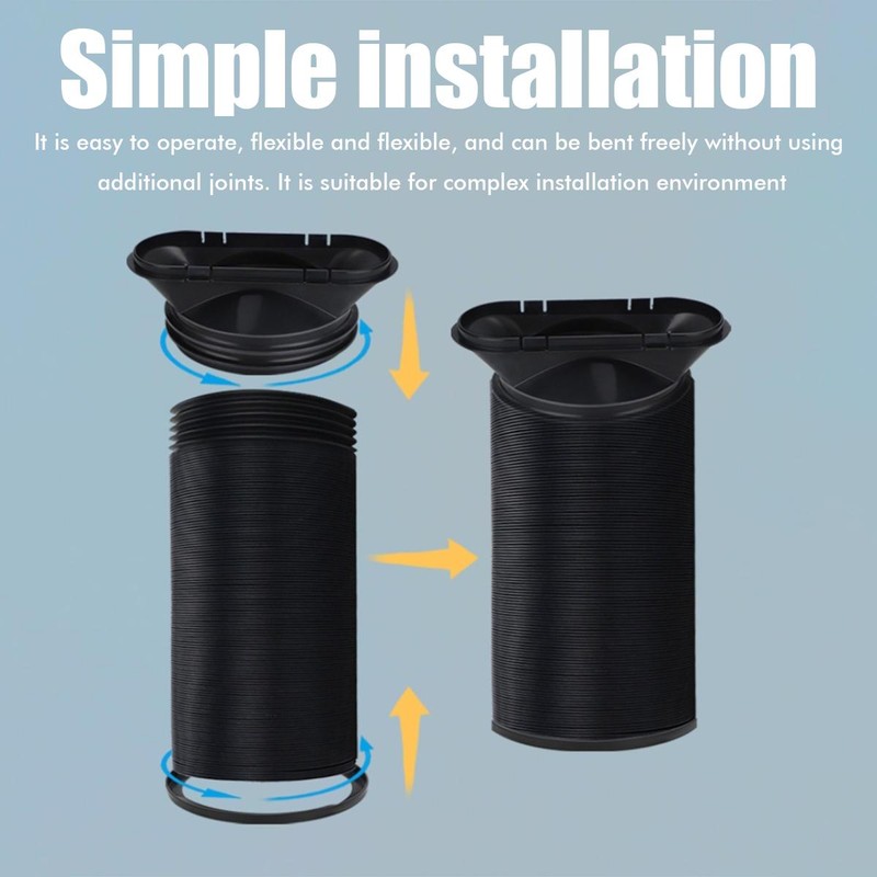 Exhaust Hose Flexible for Mobile Air Conditioning Devices Tumble Dryer