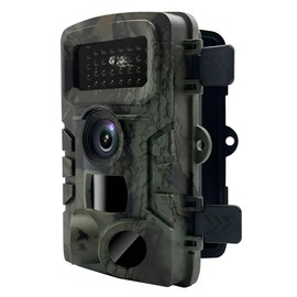 2.7K 58MP Trail Camera, Game Camera with Night Vision 0.2s Trigger Time Motion Activated 120°Wide Lens, IP66 Hunting Camera with 34pcs No Glow Infrared LED 2'' LCD for Wildlife Monitoring