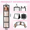 ROYALAY Foldable Full Length Mirror with Handle, 47 * 13in