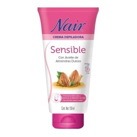 Crema Depilatoria Piel Sensible 150ml Nair Aceite Almendra