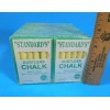 NOS Lot 12 Boxes Standard's Yellow Dustless Chalk New Sealed