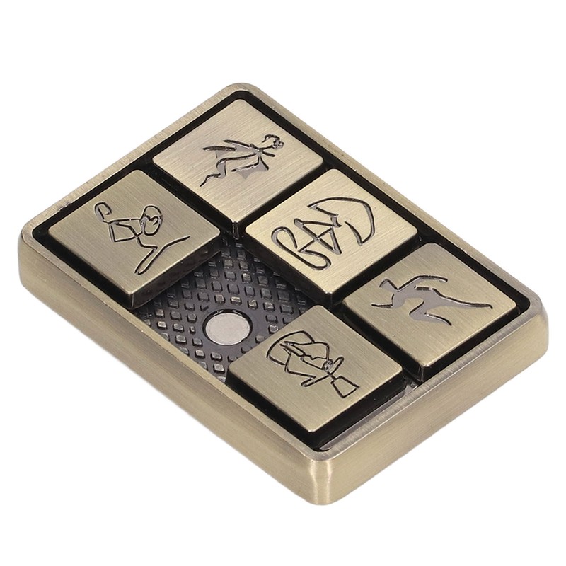 Metal Sliding Toy Special Patterns ​Relieve Stress Anxiety Fingertip Push