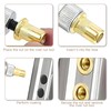 6 Piece Rivet Nut Pliers Set, for M3, M4, M5,