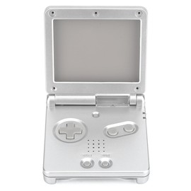 Game Case, for Advance GBA SP Protective ABS Case Cover Repair Parts Kit, 8 * 8 * 2.5cm Size for SP(Silver)