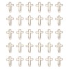 SOWAKA 30 Pcs Cross Bookmarks Metal 3.4 x 2.3 cm