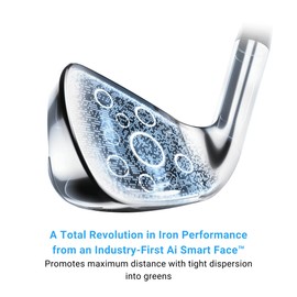 Callaway Golf Paradym AI Smoke Max Fast Individual Iron (Right Hand, Graphite, Ladies, 8 Iron)