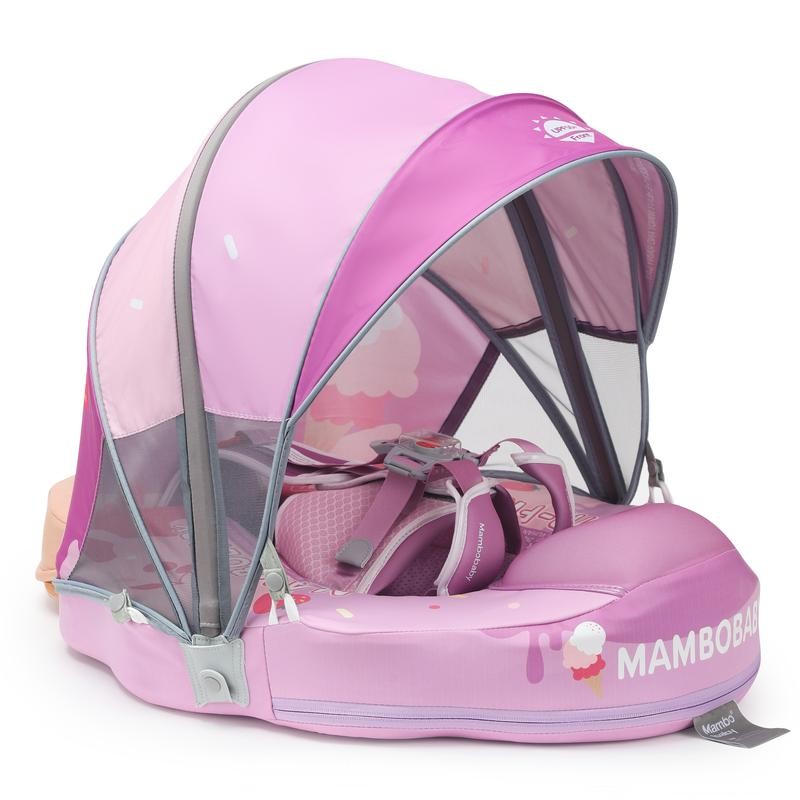 Mambobaby Pool Float ice-cream with Canopy