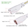MECCANIXITY T5 T8 LED Tube Connector Cable 30CM Male to