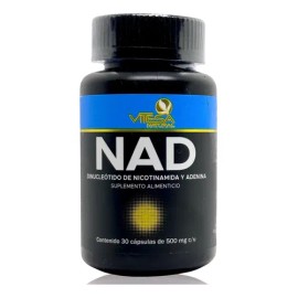 Nad Dinucleótido De Nicotinamida Y Adenina 30 Caps Vitesa                                                                                             