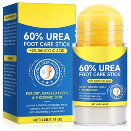 Crema Hidratante para Pies con Urea 60 y Acido Salicilico 2, Crema para Pies Resecos y Agrietados, Cream Hidratante, Suavizante, Exfoliante y...      