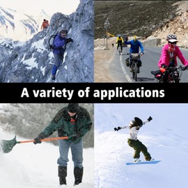 Samione Balaclava, Balaclava Beanie Kapuze Fleece Mütze Wintermütze Motorrad Biker Snowboard Winddicht Kälteschutz Skimaske Unisex Sturmhaube Gesichtshaube (Schwarz)