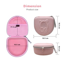 XANAD iClever BTH21 BTH13 BTH19 HS20 HS25 Children's Bluetooth Headphones with Cat Ear (Pink)