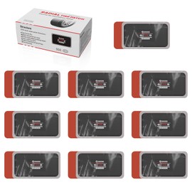 SUNSOUL 10pcs Radial Tire Patch 4.73" x 2.75", Heavy Duty Tire Repair Patches for Car Truck Bus Tractor Agricultural Vehicles