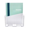 Deflecto Single Compartment Literature Holder, Countertop or Wall Mount, Magazine