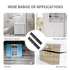 WeeGoo 10 Pcs Piano Hinges Black 6 Inch Piano Metal