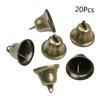 OHPHCALL 20pcs Handmade Bronze Bell Copper Rattle Handbell for Christmas