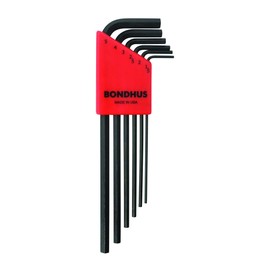 BONDHUS, 12146, HLX6MM 6PC.METRIC L-WRENCH ALLEN SET 1.5MM-5MM