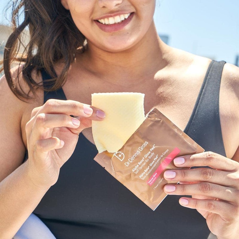 Dr Dennis Gross Alpha Beta Glow Pad Self Tanner, Intense